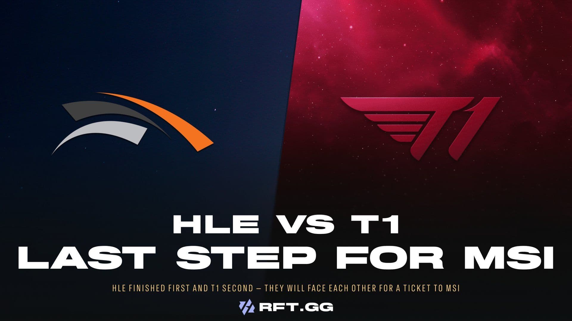 HLE vs T1
