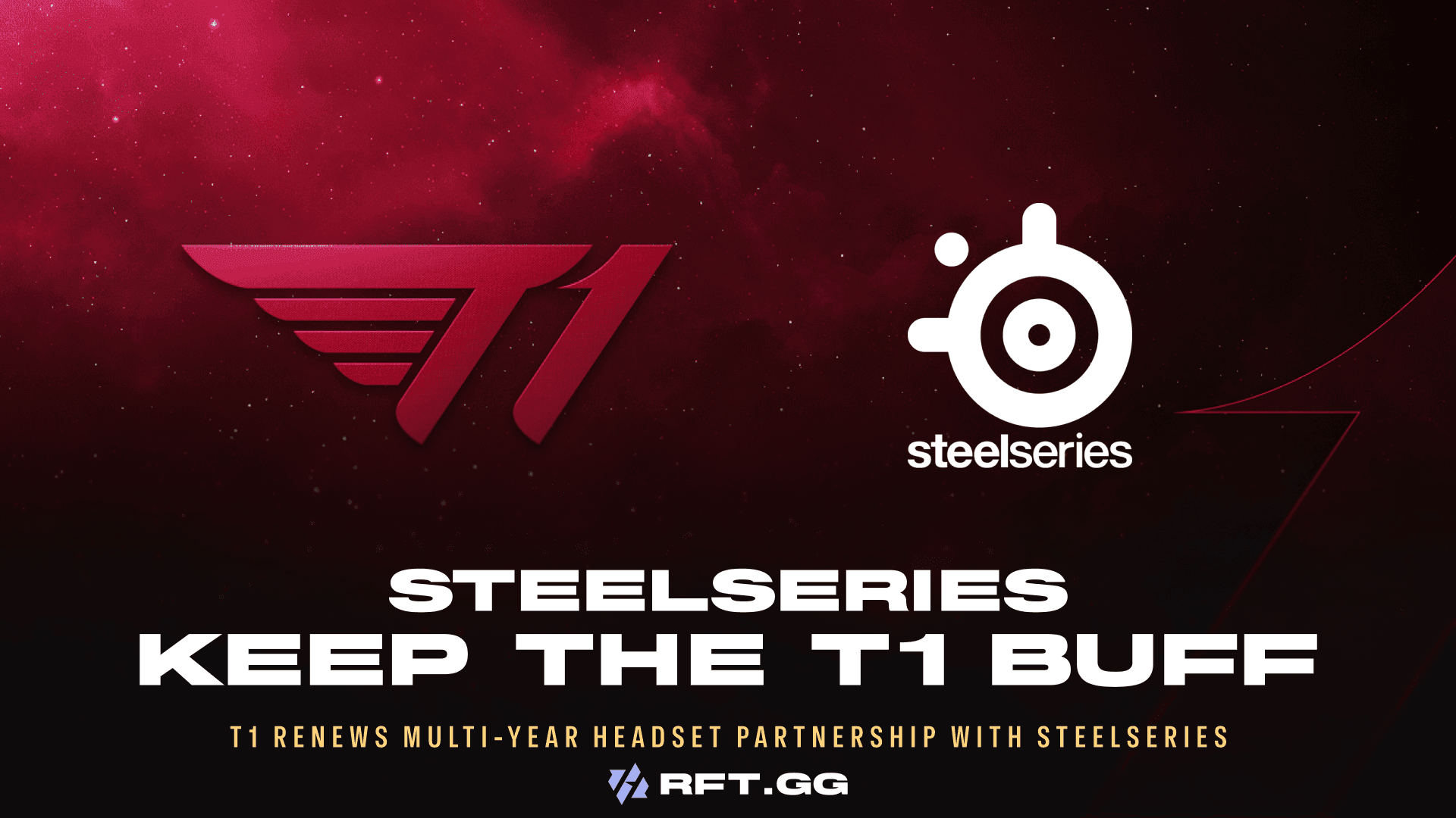 T1 STEELSERIES PARTNERSHIP
