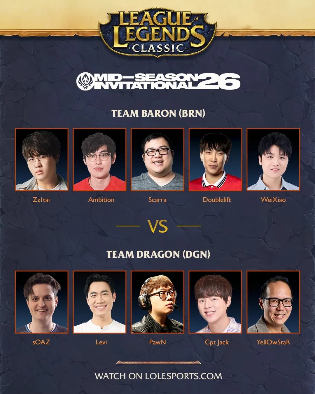 Lol Classic showmatch