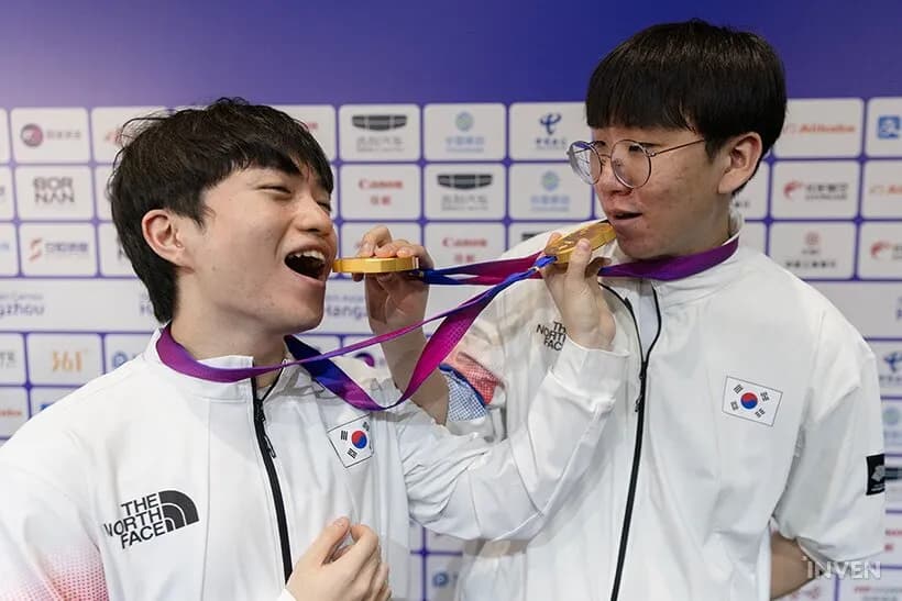 Ruler and Keria at Asian Games