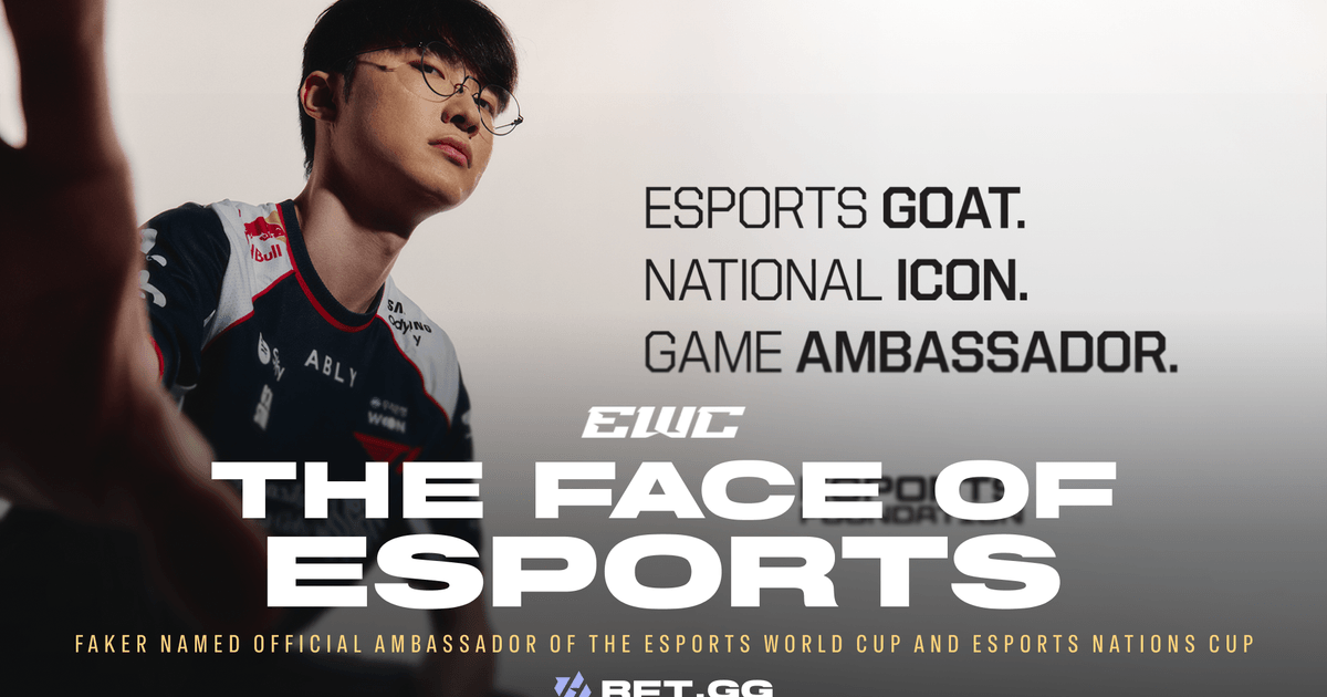 Faker Named Game Ambassador for Esports World Cup and Nations Cup ...