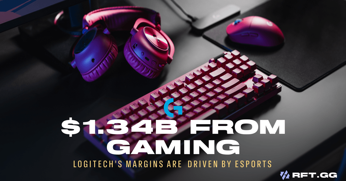 Logitech makes $1.34B from gaming : Esports drives the margins | RFT.GG