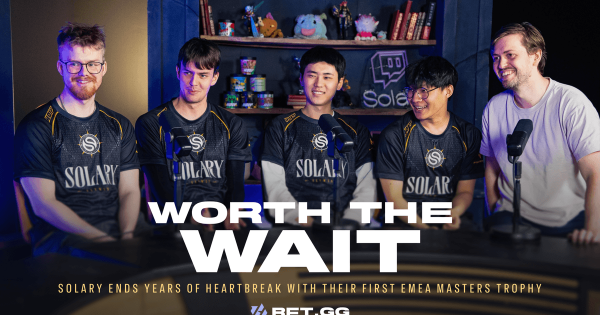 Solary definitely end years of heartbreak with their first EMEA Masters ...