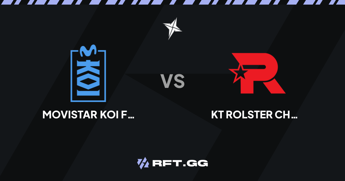 Movistar KOI Fénix vs KT Rolster Challengers | WSCI 2026 | September ...