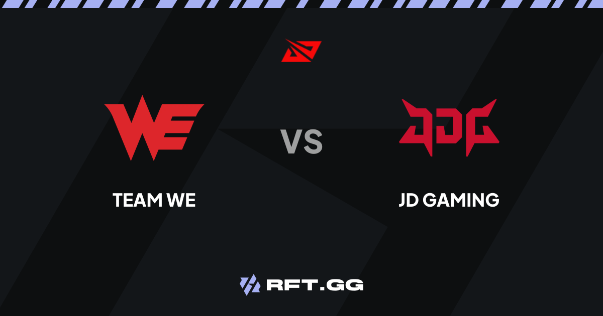 Team WE vs JD Gaming | LPL 2026 Split 2 | April 25th, 2026 | RFT.GG
